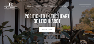 Hospitality marketing example